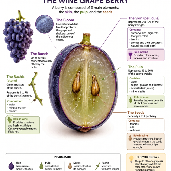 Wine Grape composition