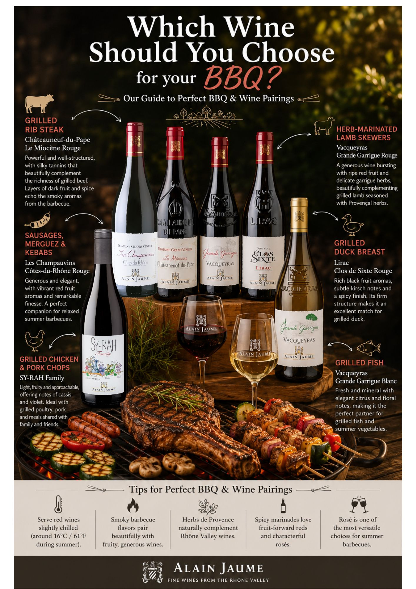 Which wine goes with a barbecue?